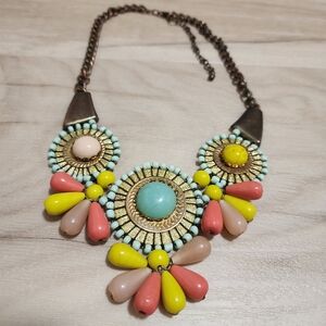 Colorful Costume Jewelry Necklace